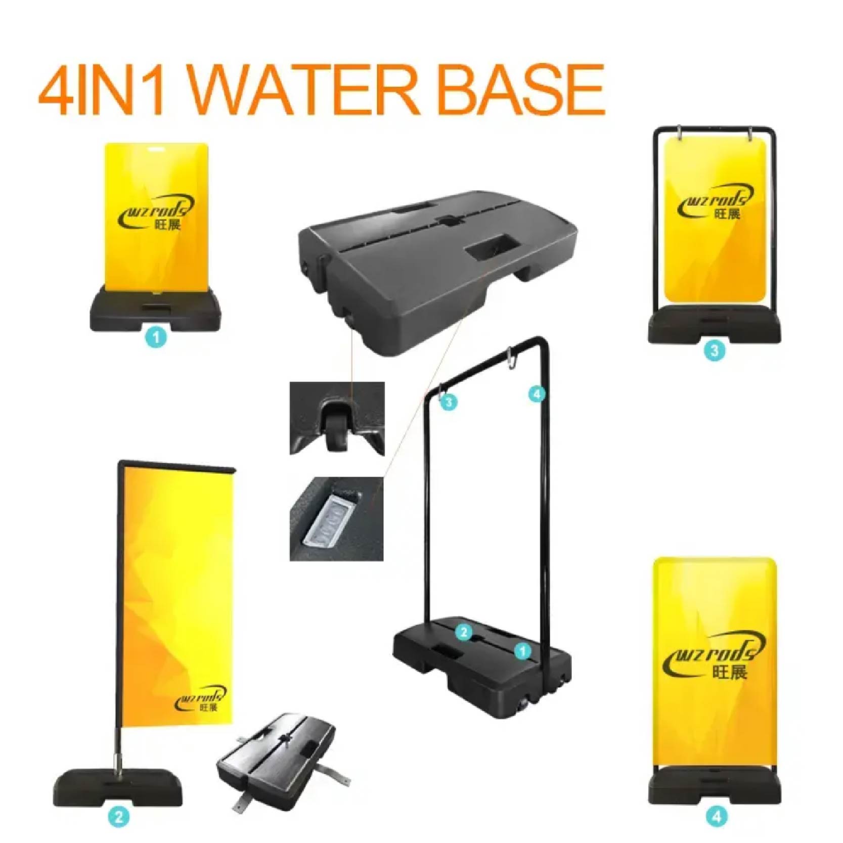 4 in1 water tank base from wzrods factory