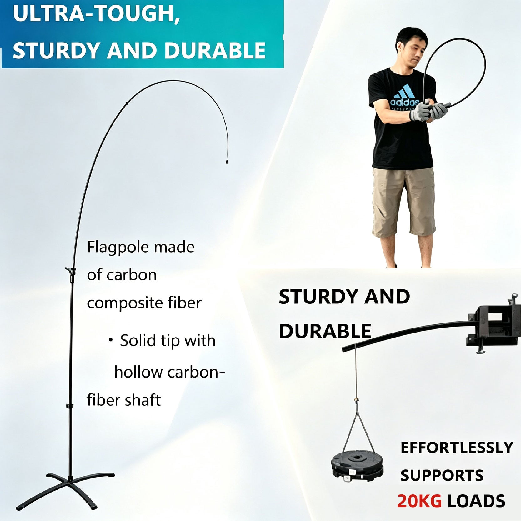 Wzrods factory flag poles advantages