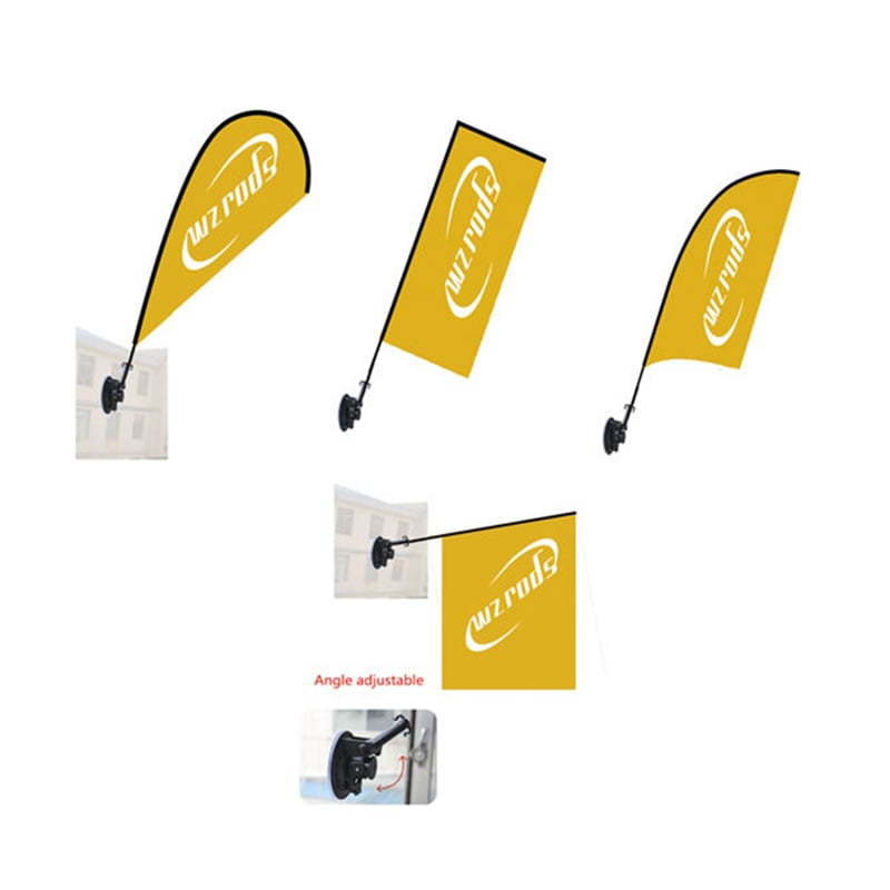 suction cup banner three shapes