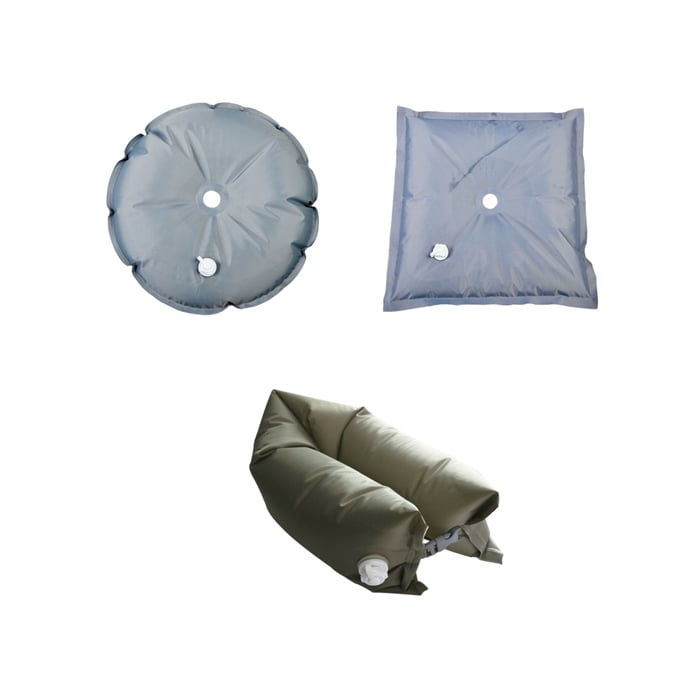 PVC and nylon water bag display
