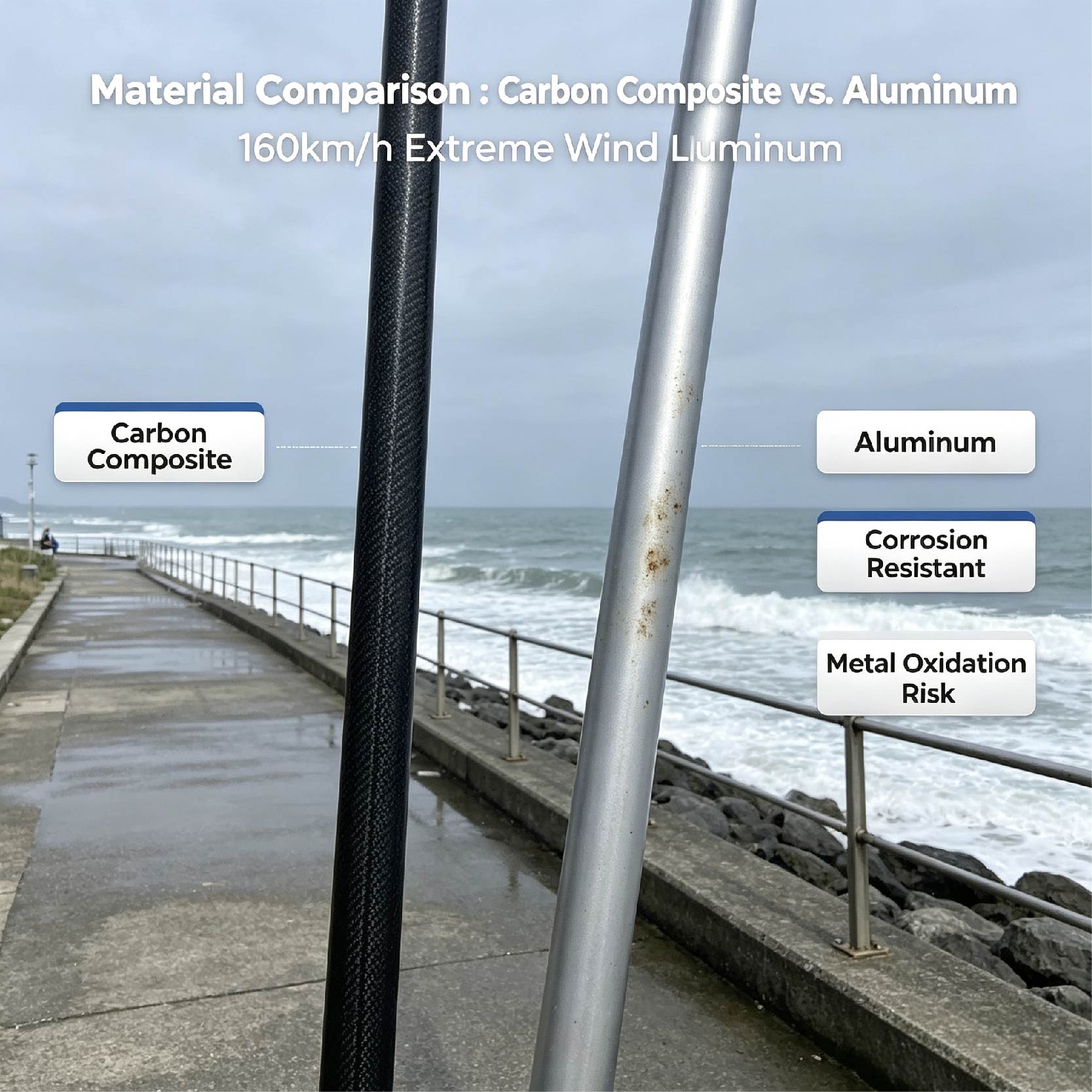 material comparison carbon composite vs aluminum