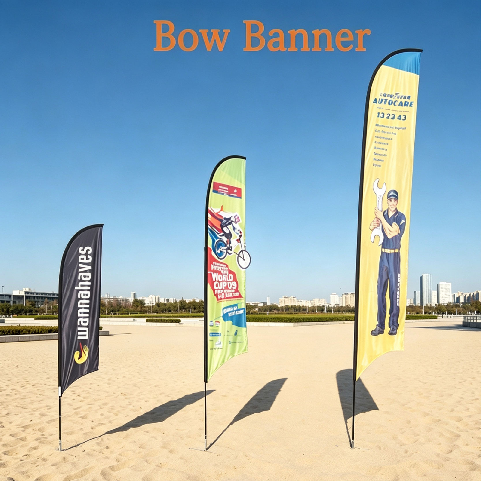 feather flag banners customized display from Wzrods