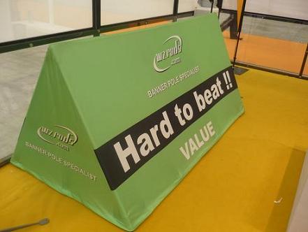 Trangle Frame Banner Customized Display from Wzrods