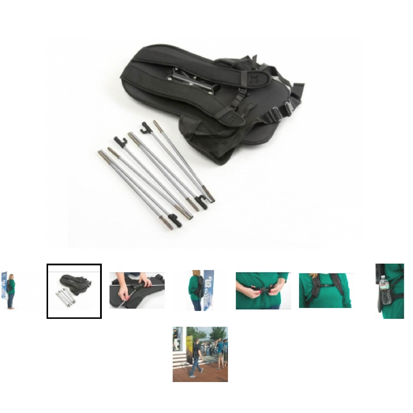 Installation Steps and Backpack And Flagpoles Showcase