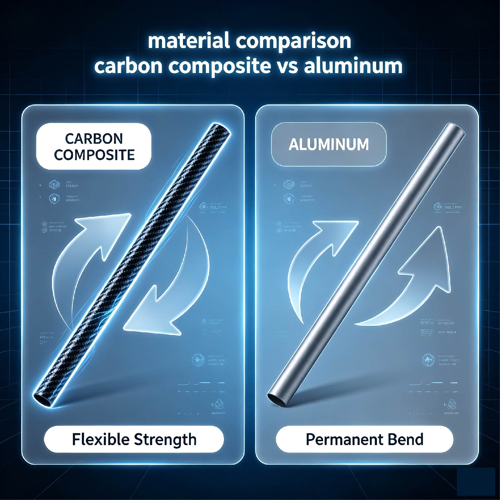 material comparison: carbon composite vs aluminum