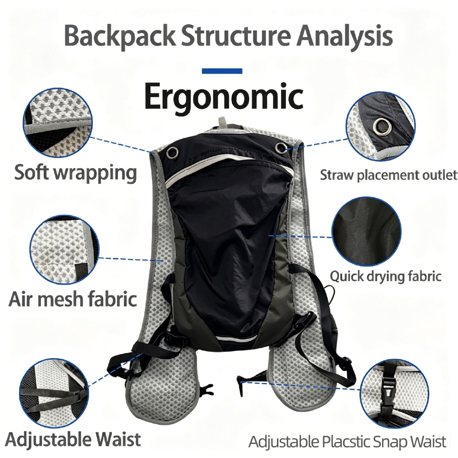 Marathon Pacer Flag Backpack