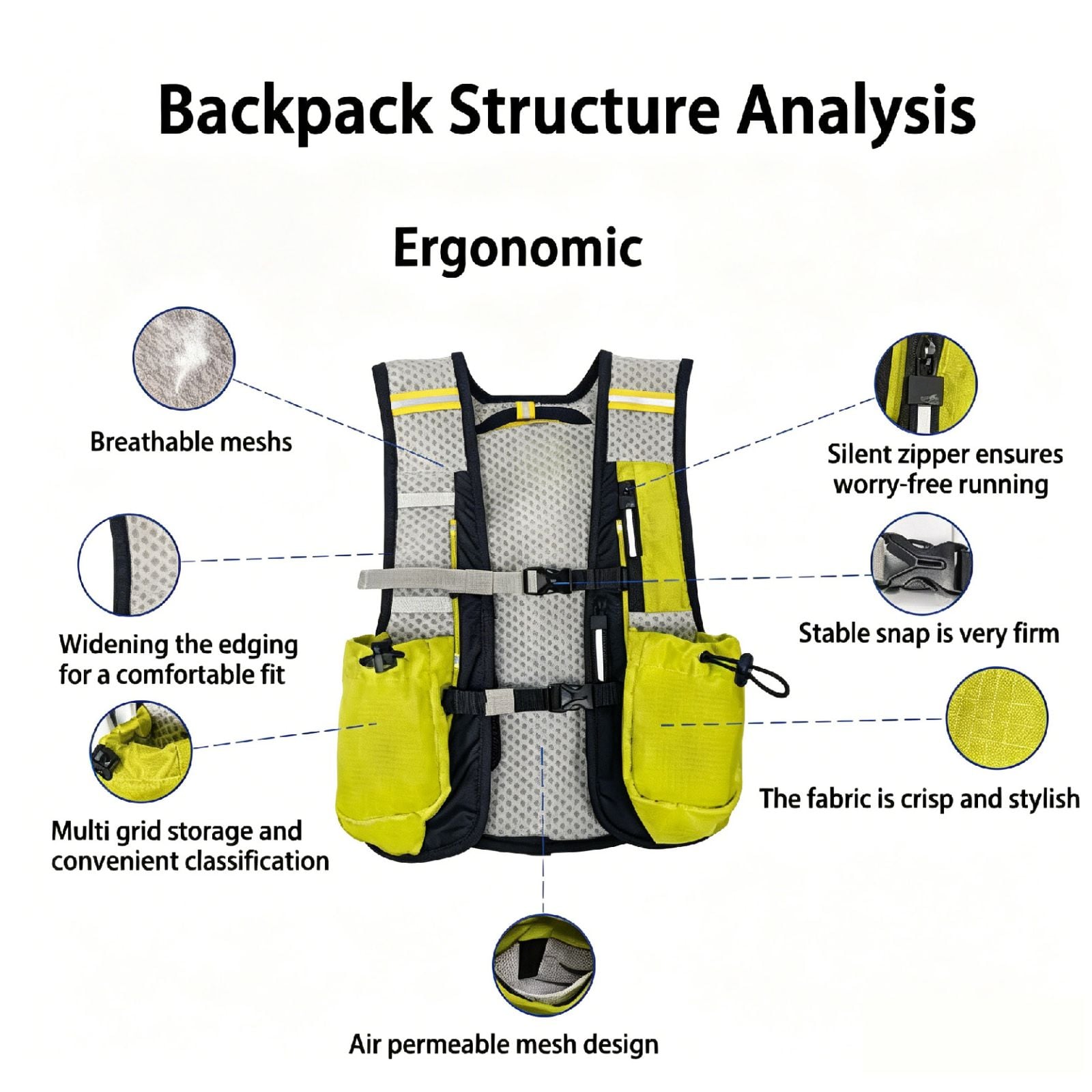 Marathon Pacer Flag Backpack