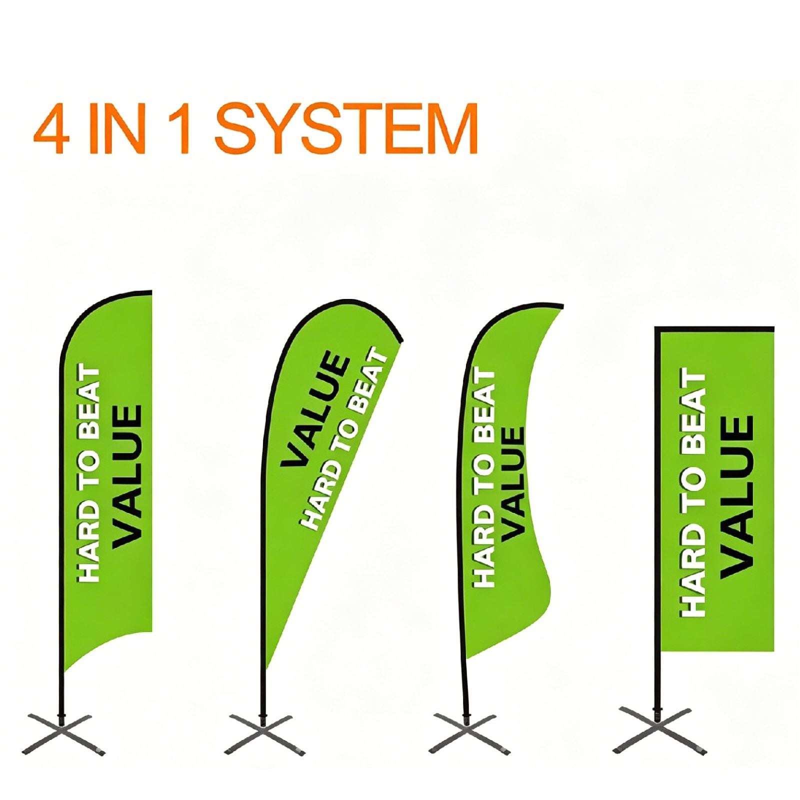 4 in 1 flag System