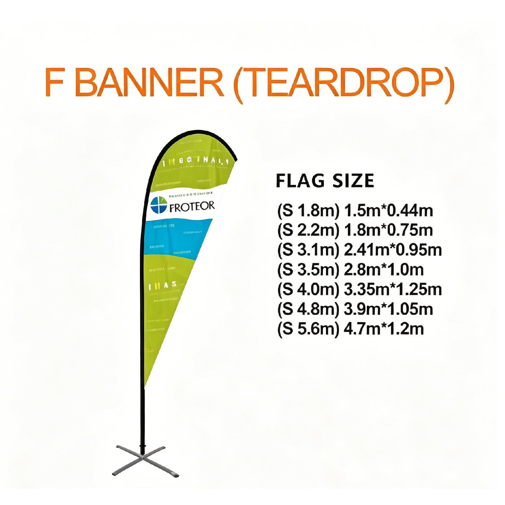F Banner(Teardrop)