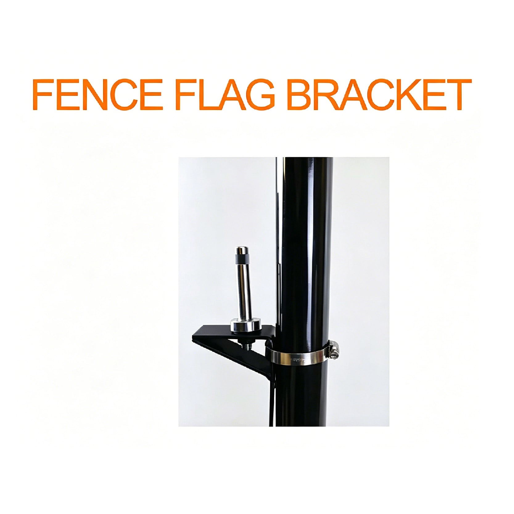 Fence flag bracket